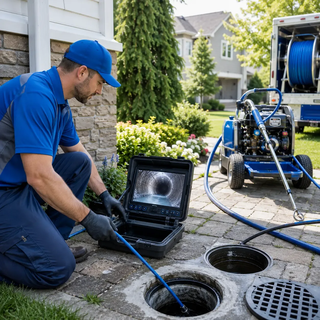 Outdoor drain cleaning professionals serving Hickory Hills, IL